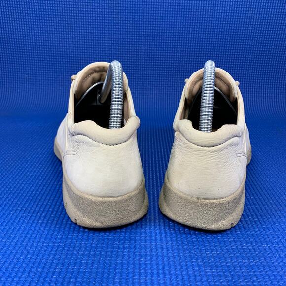 🔴 ECCO Soft Vegetable Tanned Women`s Size 7 Beige Comfort Shoes Sneakers - Picture 4 of 7